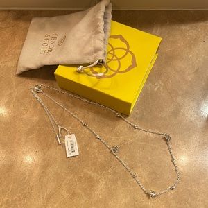 Kendra Scott silver knot necklace, never worn